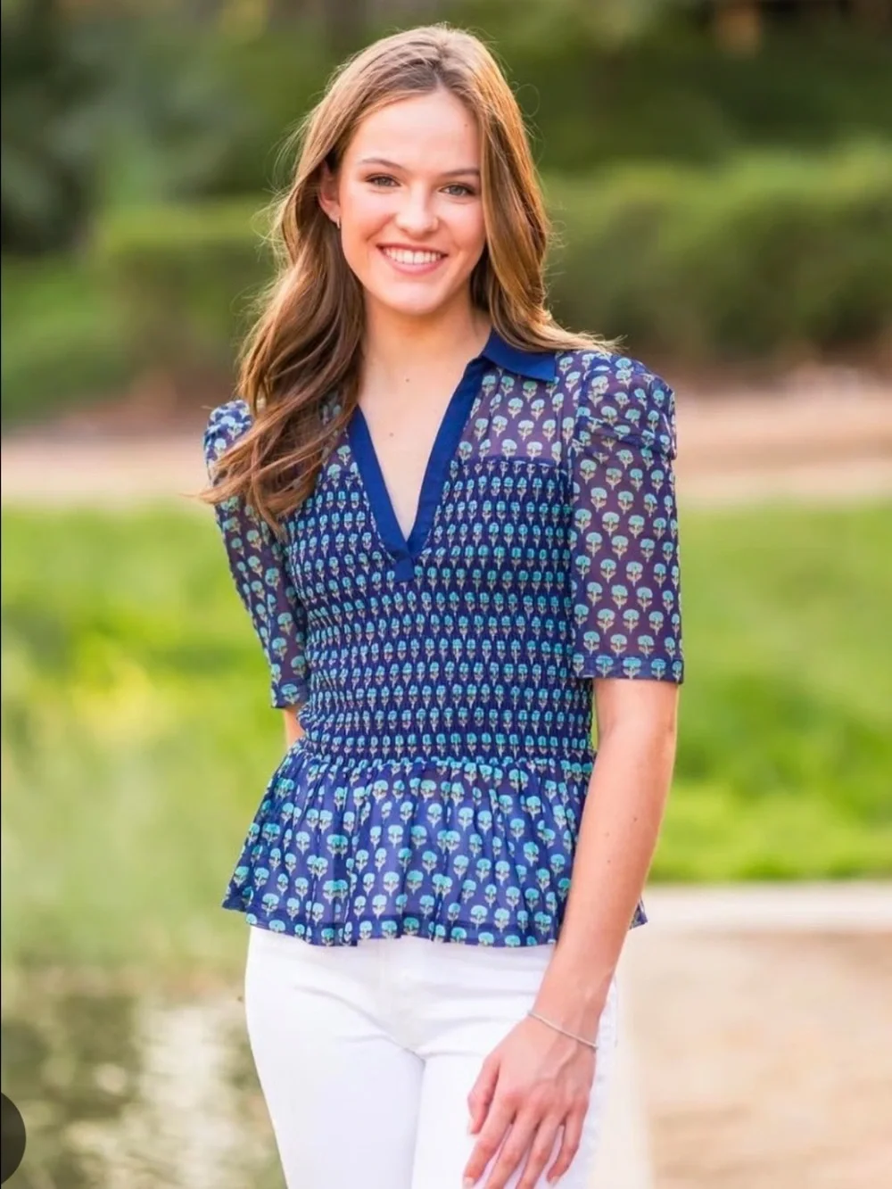 Anthropologie maeve smocked